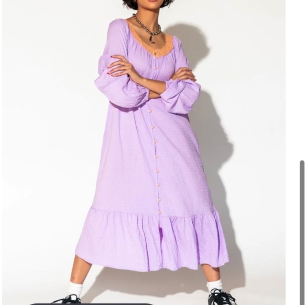 Dressed in Lala Romanticize Your Life Lavender Dress